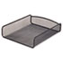 Desk Tray, Single Tier, Steel Mesh, Letter, Black