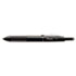 Porous Point Retractable Permanent Water Resistant Pen, Black Ink, Fine