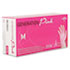 Generation Pink Vinyl Gloves, Pink, Medium, 100/Box
