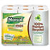 100% Premium Recycled Giant Roll Towels, 5-3/4 x 11, 140/Roll, 6/Pack