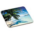 Scenic Foam Mouse Pad, Nonskid Back, 9" x 8", Tropical Beach Design