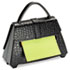 Pop-up Notes Purse Dispenser, 3 x 3 Pad, Black