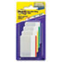 Durable File Tabs, 2 x 1 1/2, Striped, Assorted Standard Colors, 24/Pack