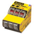 665 Double-Sided Office Tape in Hand Dispenser, 1/2" x 250", 3/Box