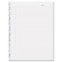 MiracleBind Notebook Ruled Paper Refill, 11 x 9-1/16, White, 25 Sheets/Pack
