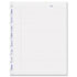 MiracleBind Notebook Ruled Paper Refill, 9-1/4 x 7-1/4, White, 25 Sheets/Pack