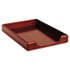 Wood Tones Legal Desk Tray, Wood, Mahogany