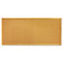 Slim Line Bulletin Board, Natural Cork/Fiberboard, 12 x 36, Oak Frame
