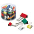 Binder Clips, Metal, Assorted Colors/Sizes, 30/Pack