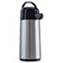 Direct Brew/Serve Insulated Airpot with Carry Handle, 2.2 L, Stainless Steel
