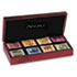 Velvet-Lined Tea Chest, 14 1/2 x 2 1/2 x 6 1/2, Mahogany