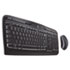 MK320 Wireless Desktop Set, Keyboard/Mouse, USB, Black - View 1