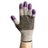JACKSON SAFETY G60 Purple Nitrile Gloves, X-Large/Size 10, Black/White, Pair