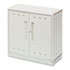 SnapEase Storage Cabinet, Resin, 36w x 16d x 35h, Platinum