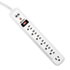 Surge Protector, 7 Outlets, 6ft Cord, Tel/DSL, 1080 Joules