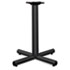 Single Column Steel Base, 26w x 26d x 27-7/8h, Black