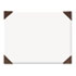 Refillable Compact Doodle Pad, 18 1/2 x 13, White/Brown
