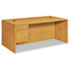 10500 Large "L" or "U" Workstation Left 3/4-Height Ped Desk, 72w x 36d, Harvest