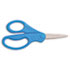 Children's Safety Scissors, Pointed, 5 in. Length, 1-3/4 in. Cut