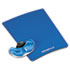 Gel Gliding Palm Support w/Mouse Pad, Blue