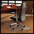 ClearTex Chair Mat for Hard Floors, 47w x 35l, with Lip, Clear