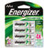 e² NiMH Rechargeable Batteries, AA, 4 Batteries/Pack