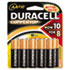 Coppertop Alkaline Batteries, AA, 10/Pack