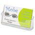 Horizontal Business Card Holder, 3 3/4w x 1 7/8h x 1 1/2d, Clear
