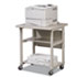 Heavy-Duty Mobile Laser Printer Stand, 3-Shelf, 27w x 25d x 27-1/2h, Gray