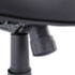 VL601 Leather Mid-Back Swivel/Tilt Chair, Metal, 26w x 33-1/2d x 43h, Black - View 2