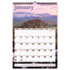Recycled Scenic Monthly Wall Calendar, Jan-Dec, Wall, 12 x 17, 2012