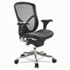 EQ Series Ergonomic Multifunction Mid-Back Mesh Chair, Aluminum Base