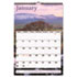Visual Organizer Recycled Scenic Monthly Wall Calendar, 15 1/2" x 22 3/4", 2012
