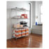 Wire Shelving Starter Kit, 4 Shelves, 48w x 18d x 72h, Silver - View 2