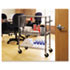 Three-Tier Wire Rolling Cart, 30w x 18d x 40h, Black Anthracite - View 1
