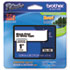TZe Standard Adhesive Laminated Labeling Tape, 1w, Black on White