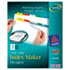 Index Maker Divider w/Multicolor Tabs, 5-Tab, Letter, 5 Sets/Pack