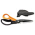 Cuts+More, 9 in. Length, 3-1/2 in. Cut, Black/Orange