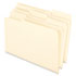 Earthwise 100% Recycled Paper File Folder, 1/3 Cut, Legal, Manila, 100/Box