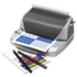 CombBind Binding System, 300 Sheets, 14w x 14d x 9h, Charcoal/Silver
