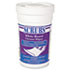 White Board Cleaner Wipes, Cloth, 8 x 6, White, 120/Canister