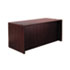 Valencia Series Straight Front Desk Shell, 65w x 29-1/2d x 29-1/2h, Mahogany