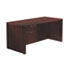 Valencia Series Straight Front Desk Shell, 65w x 29-1/2d x 29-1/2h, Mahogany - View 3