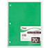 Spiral Bound Notebook, College Rule, 8 x 10-1/2, White, 1  Subject 70 Sheets/Pad - View 6