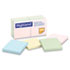 Sticky Note Pads, 3 x 3, Assorted Pastel, 100 Sheets