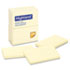 Self-Stick Pads, 3 x 5, Yellow, 100 Sheets/Pad, 12 Pads/Pack