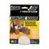 Mighty Mighty Movers Furniture Sliders, Round, 5" Dia., Beige, 4/Pack