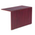 Valencia Series Reversible Return/Bridge Shell, 47-1/4w x 23-5/8d, Mahogany