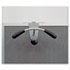 Over-The Panel Garment Partition Valet, Silver/Black, 15 x 6 x 6