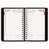 Brownline DuraFlex Daily Planner, 5 x 8, Black, 2012